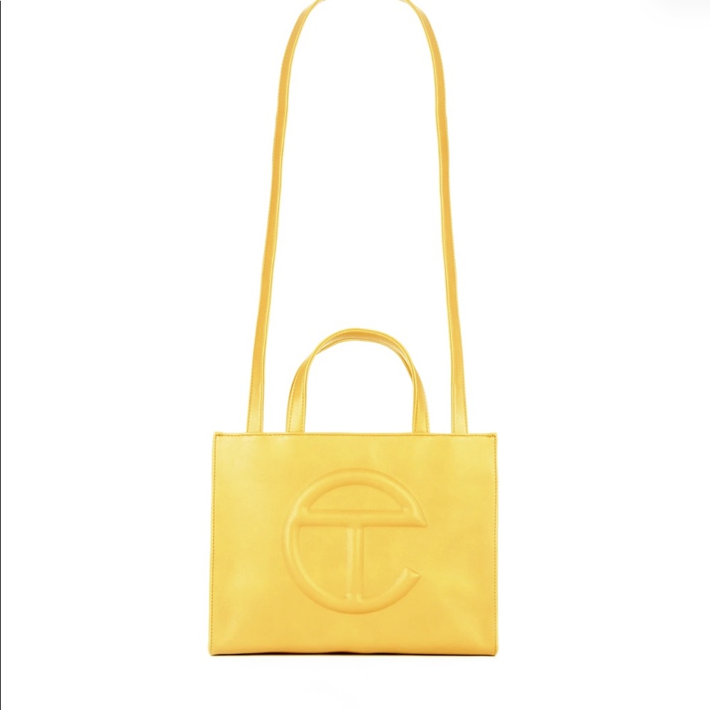 Medium yellow telfar bag